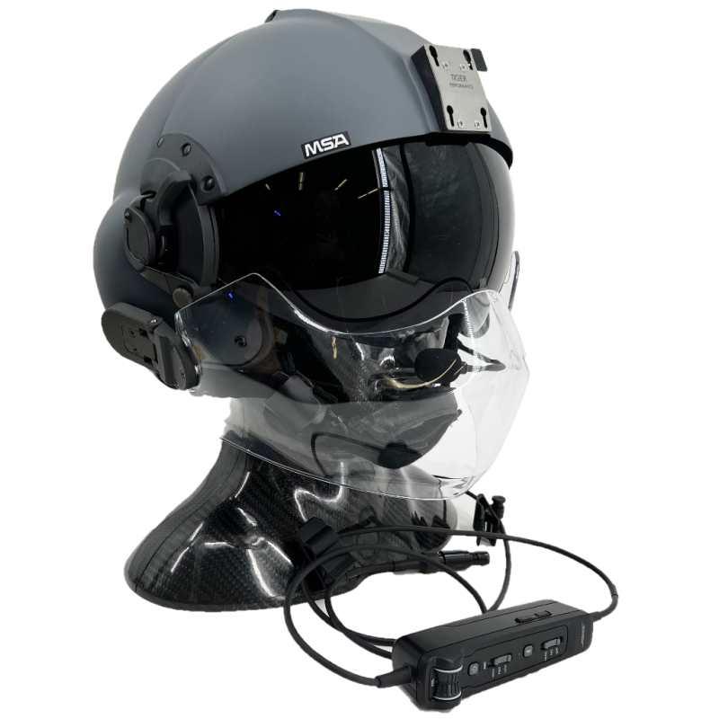 Maxillo Polycarbonate Helicopter Helmet Face Shield Kit