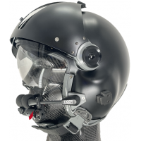 MSA Gallet LH250 Flight Helmet with Tiger PNR Communications