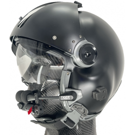 MSA Gallet LH250 Flight Helmet with Tiger ANR Communications with Aircraft Panel Power