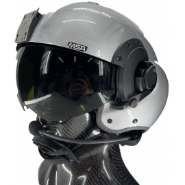 MSA Gallet LH350 Flight Helmet with Tiger PNR Communications