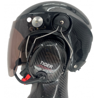 Icaro Rollbar Plus EMS/SAR Aviation Helmet with Tiger PNR Headset with Bluetooth