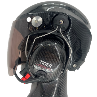 Icaro Rollbar Plus EMS/SAR Aviation Helmet with Tiger Wireless Headset