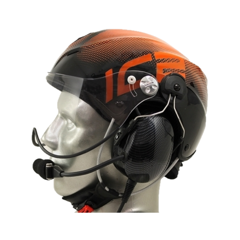 Icaro Solar X EMS/SAR Aviation Helmet with Tiger PNR Headset