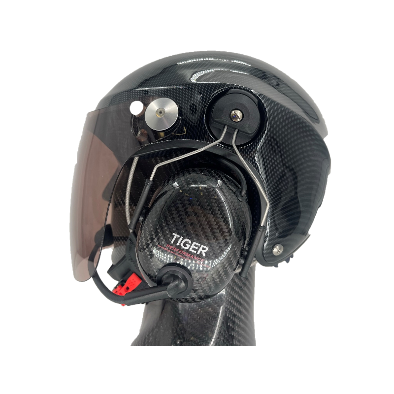 Icaro Rollbar Plus Marine Helmet with Tiger PNR/Bluetooth Headset