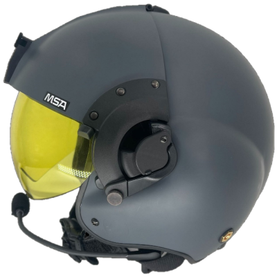 MSA Gallet LH350 Flight Helmet with PNR Communications