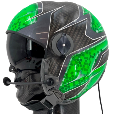 MSA/Tiger USA DOI/USFS Certified LH050T Flight Helmet with David Clark DC ONE-X ANR/ENC Communications