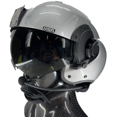 MSA/Tiger USA DOI/USFS Certified LH350T Flight Helmet with David Clark DC ONE-X ANR/ENC Communications
