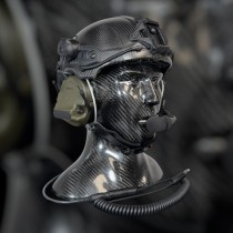 Icaro Carbon X Tactical Helmet with PNR Comms | Helicopter Helmets