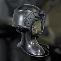 Icaro Carbon X Tactical Helmet with PNR Comms | Helicopter Helmets