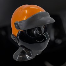 LH050 Shown with Carbon Sun Peak and Maxillo Face Shield