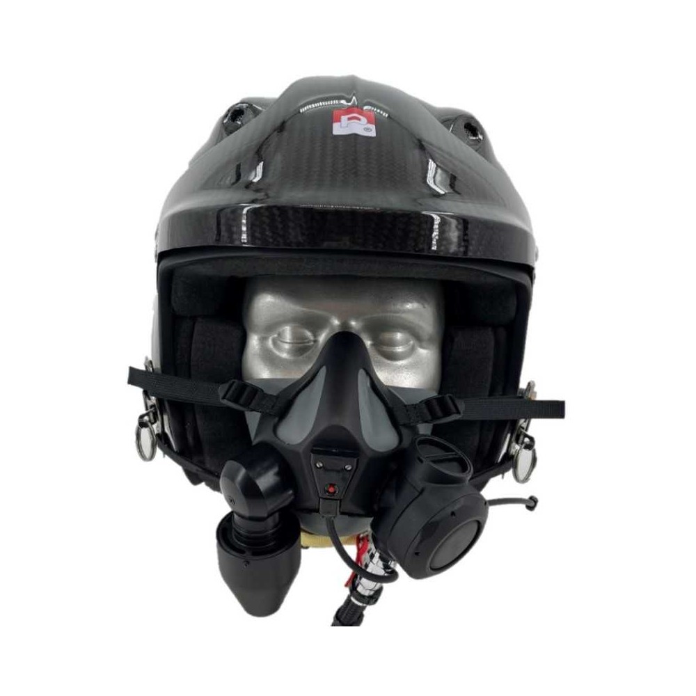Pyrotect Pro Airflow Carbon Fiber Open Face Marine Helmet w/Comms Pyrotect Pro Airflow Carbon Fiber Open Face Marine Helmet w/Comms