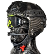 Tiger Carbon X Tactical/EMS/SAR Open Face Helmet without Communications
