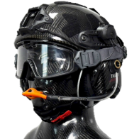 Icaro Carbon X Tactical/EMS/SAR Helmet with PNR Comms | Pilot Helmets