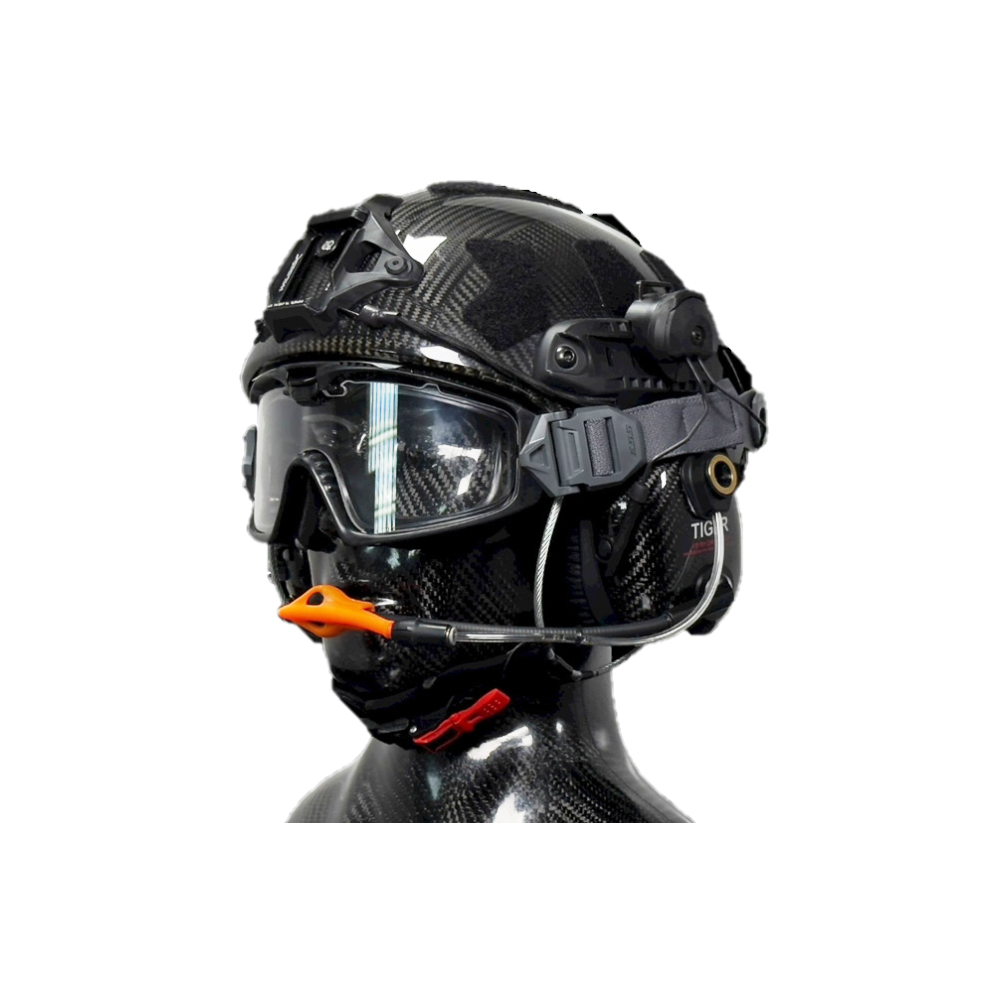 Icaro Carbon X Tactical/EMS/SAR Helmet with PNR Comms | Pilot Helmets