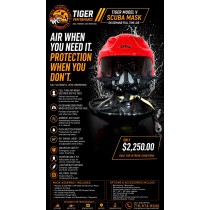 Tiger Model V Scuba Mask | Marine Safety Products