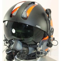 MSA Gallet LH250 Oxygen Mask Flight Helmet w/Tiger PNR Communications