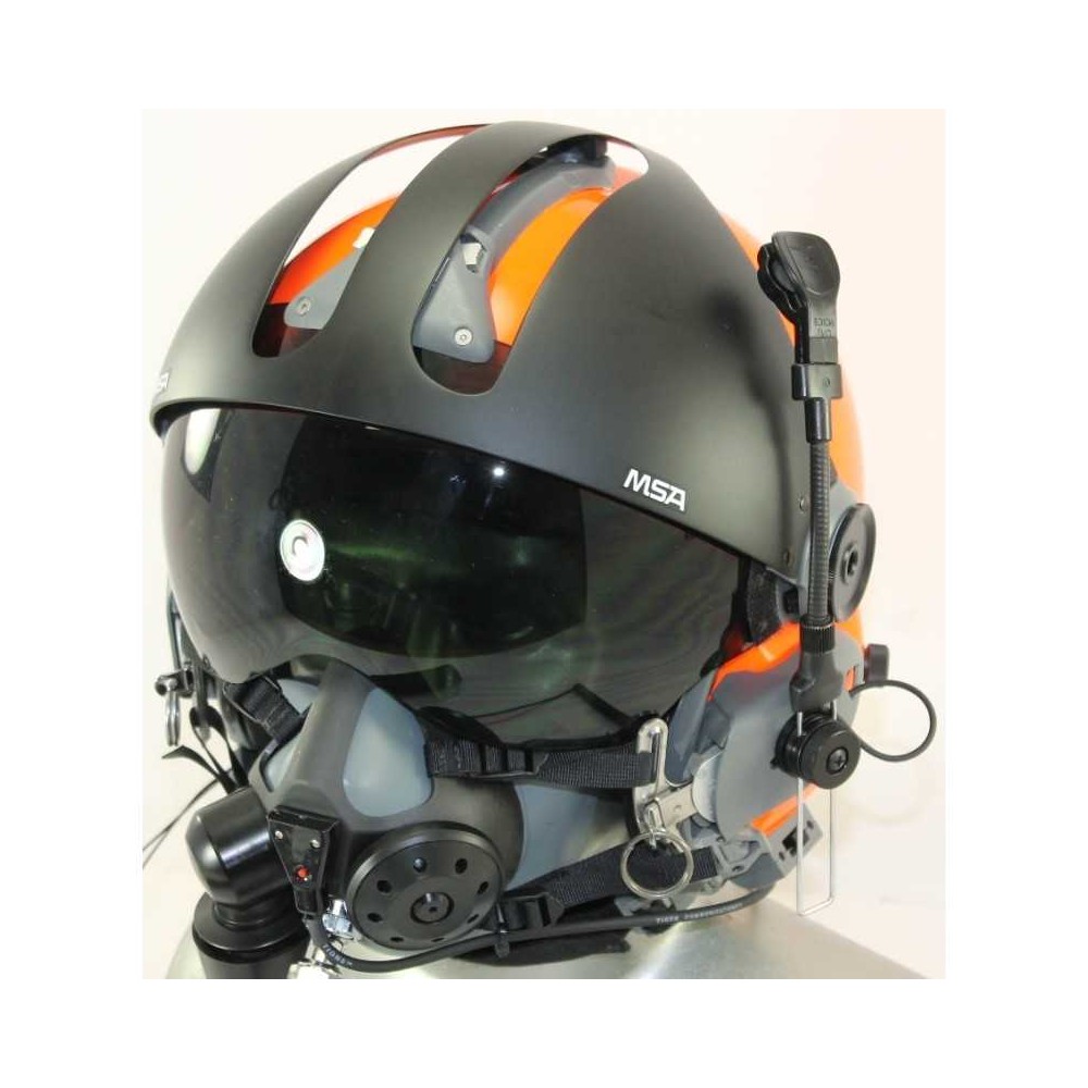 MSA Gallet LH250 Oxygen Mask Flight Helmet w/Tiger PNR Communications