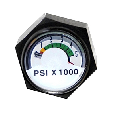 Mini High Pressure Gauge Black