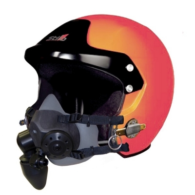 STILO Marine Venti Trophy DES Offshore Composite Open Face helmet with STILO Comms (for Tiger mask use - Mask not included)