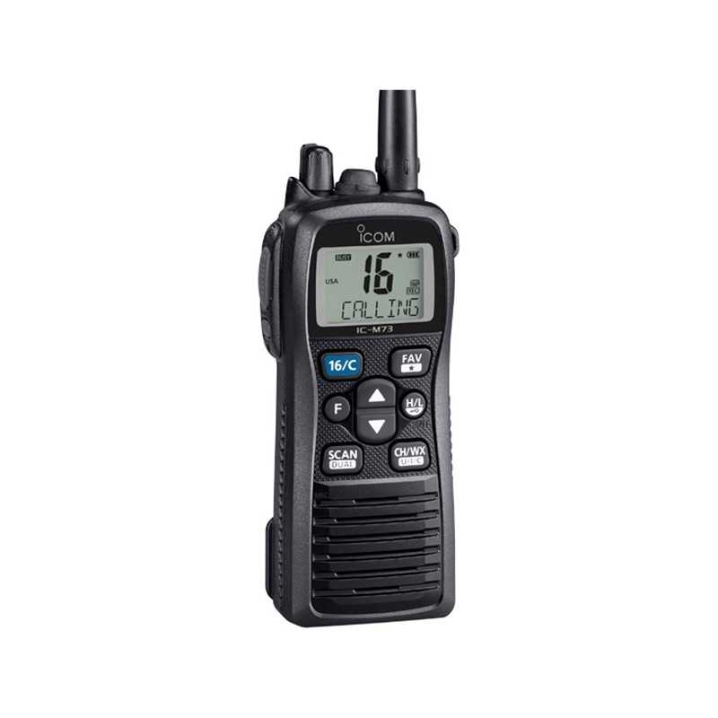 ICOM M73 VHF 6 Watt Marine Handheld Transceiver