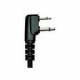 S-2 Maxon/Midland coiled cable (2pin 90 degree plug)