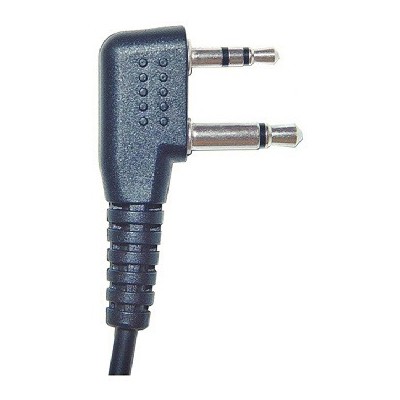 T-1 TEKK coiled cable (2 pin 90 degree plug)