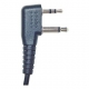 T-1 TEKK coiled cable (2 pin 90 degree plug)