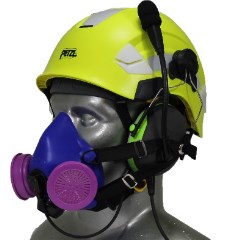 Icaro Aviation Helmet with Respirator Mask