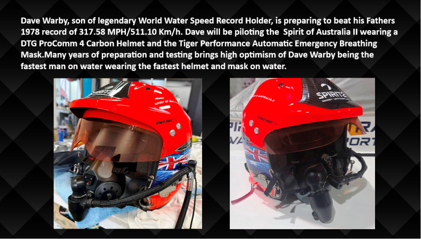 DTG Helmet with Tiger Breathing Mask