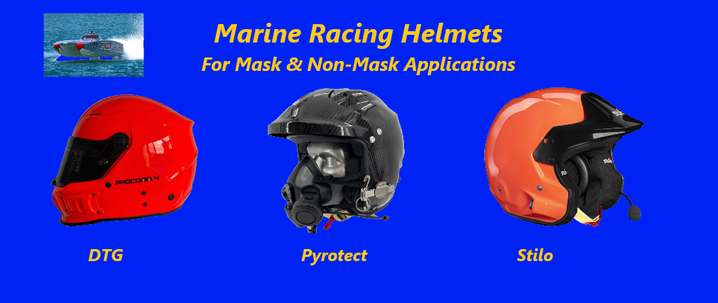 Marine Racing Helmets Marine Racing Helmets - DTG - Pyrotect - Stilo